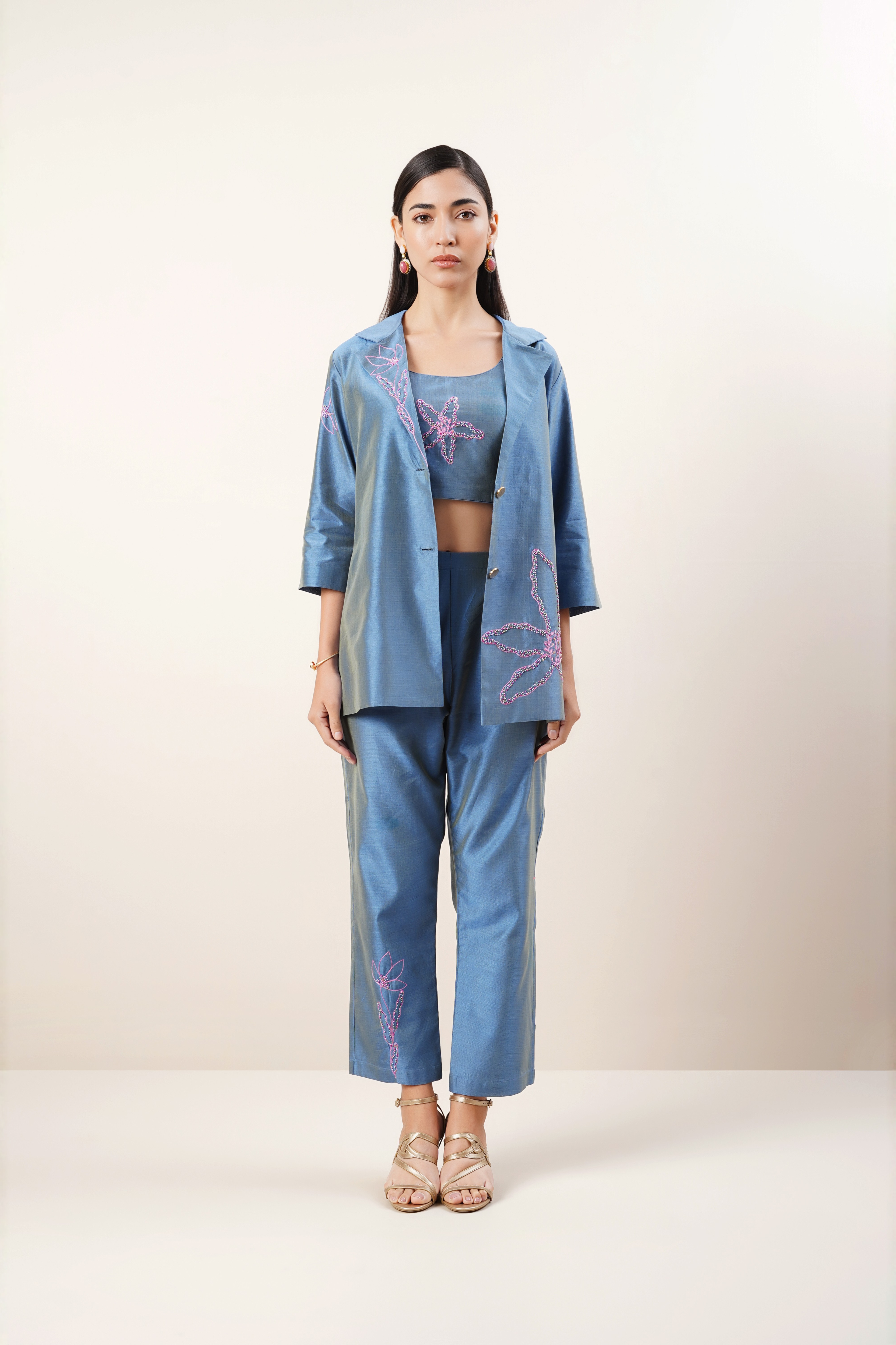 Ice blue co - ord set