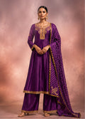 Aabha — Chanderi Silk Bandhini Suit