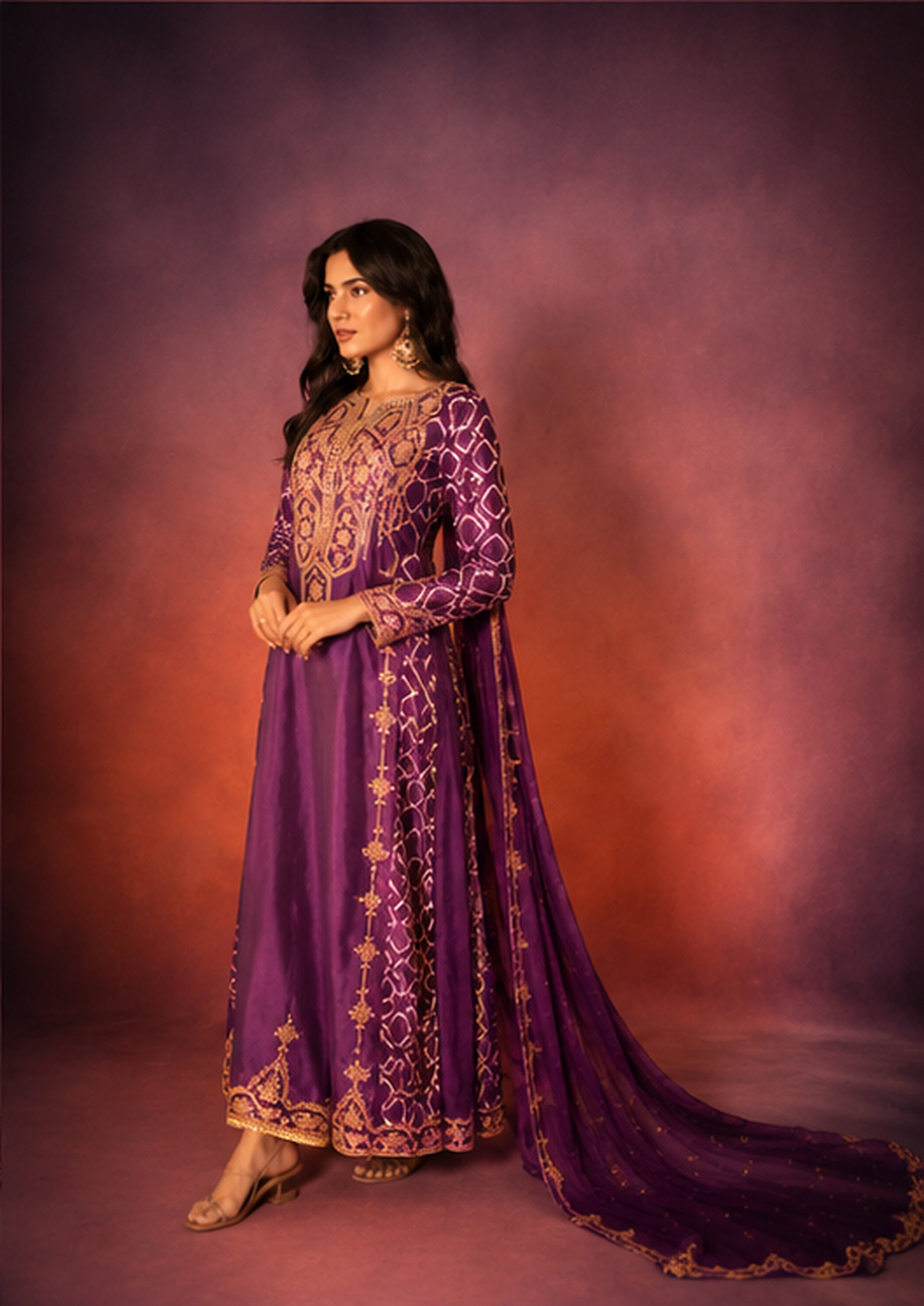 Meher — Bandhini Gota Patti Suit