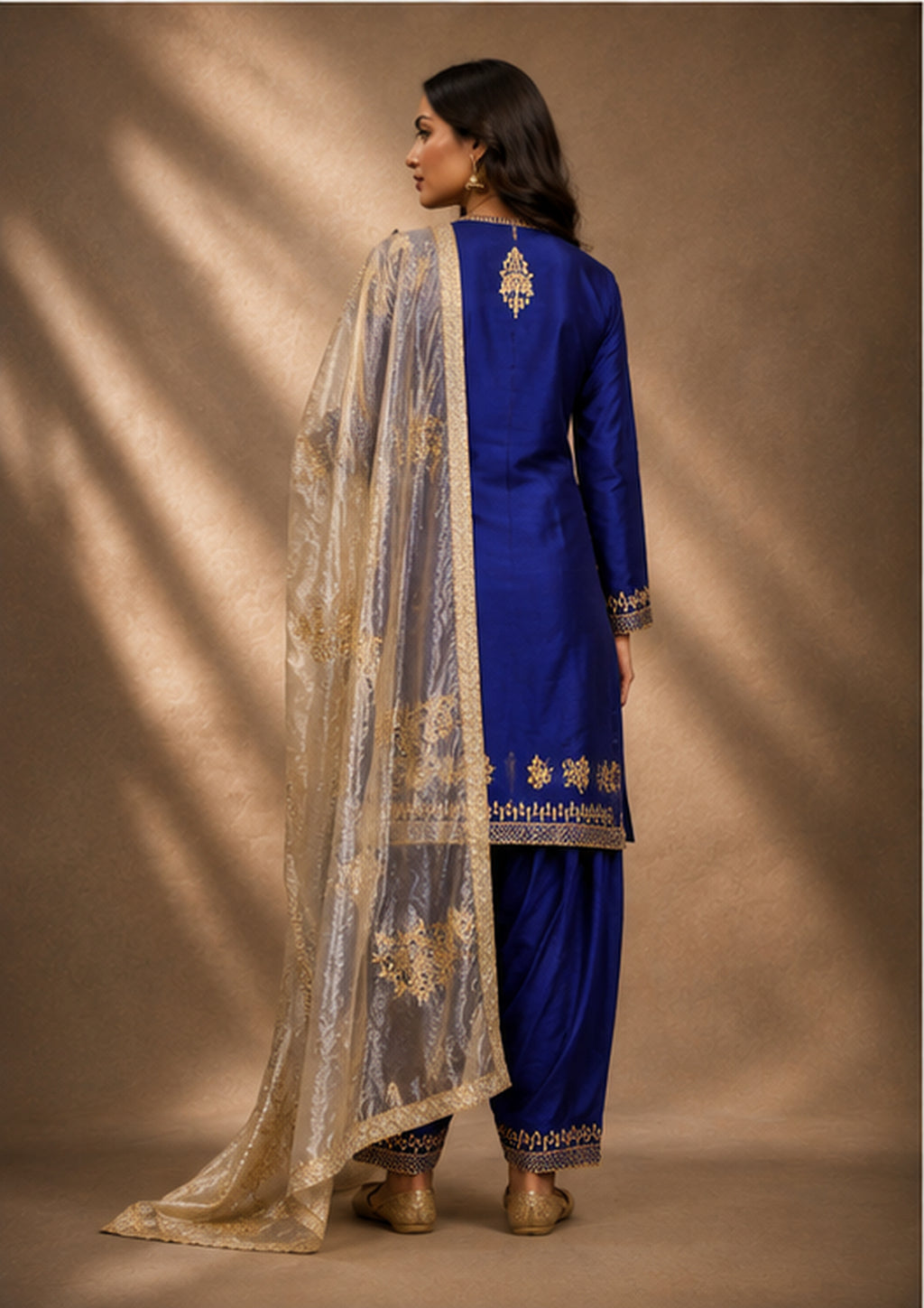 Neelambari — Hand-Embroidered Suit