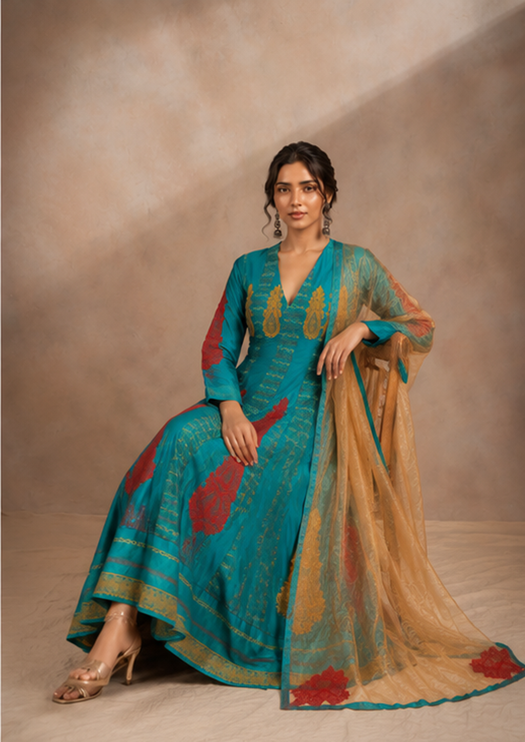 Ruh Anarkali Set