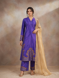 Ruhani- Silk Suit Set