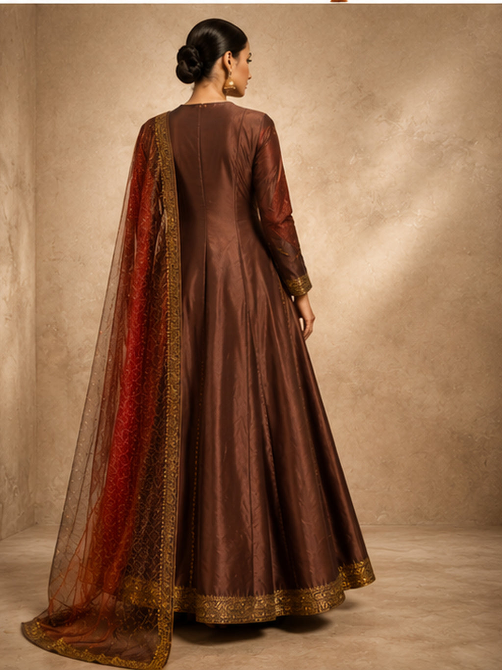 Mehrun Anarkali Set