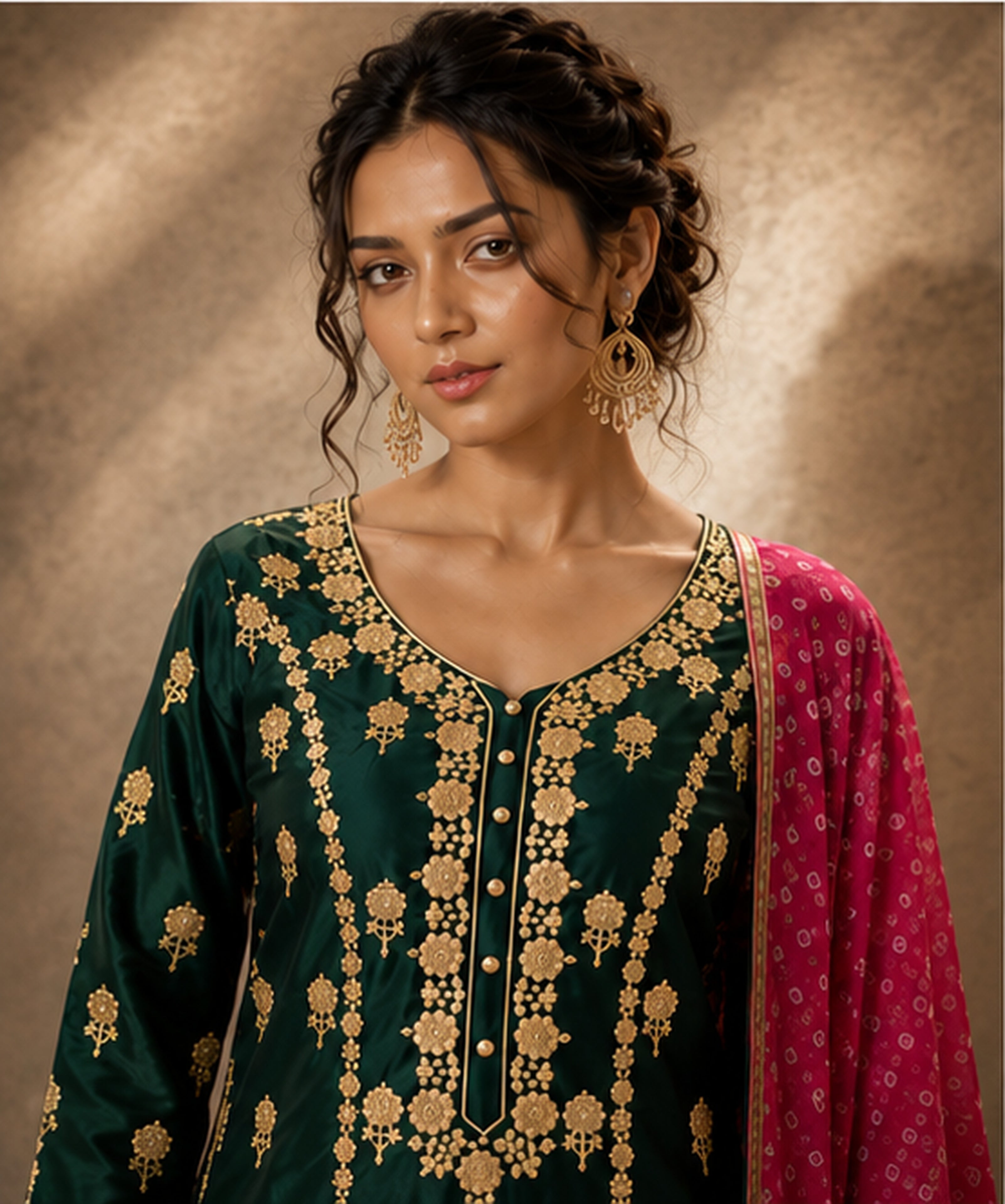 Meherza Silk Suit Set