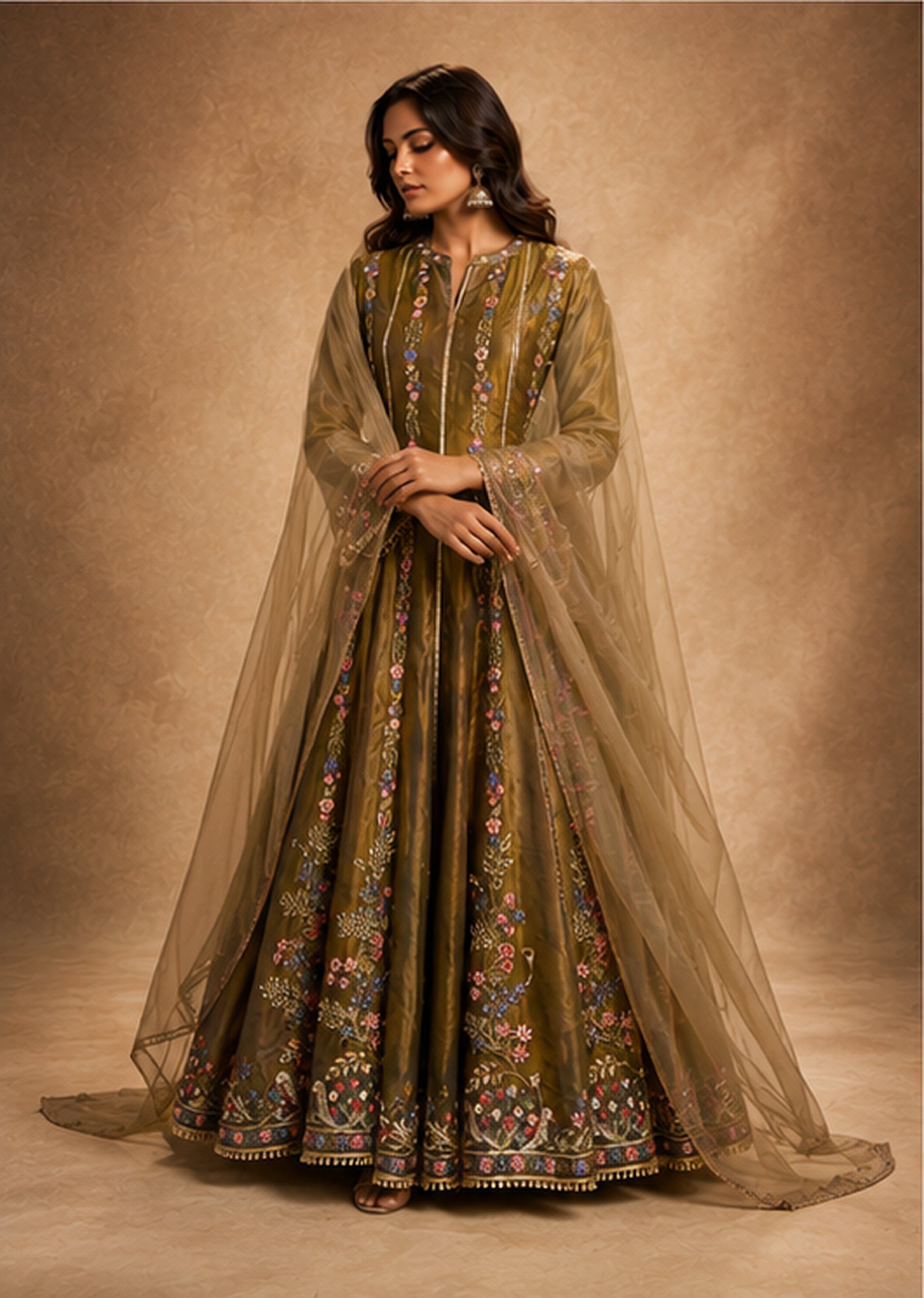 Rang Bahar Anarkali Set