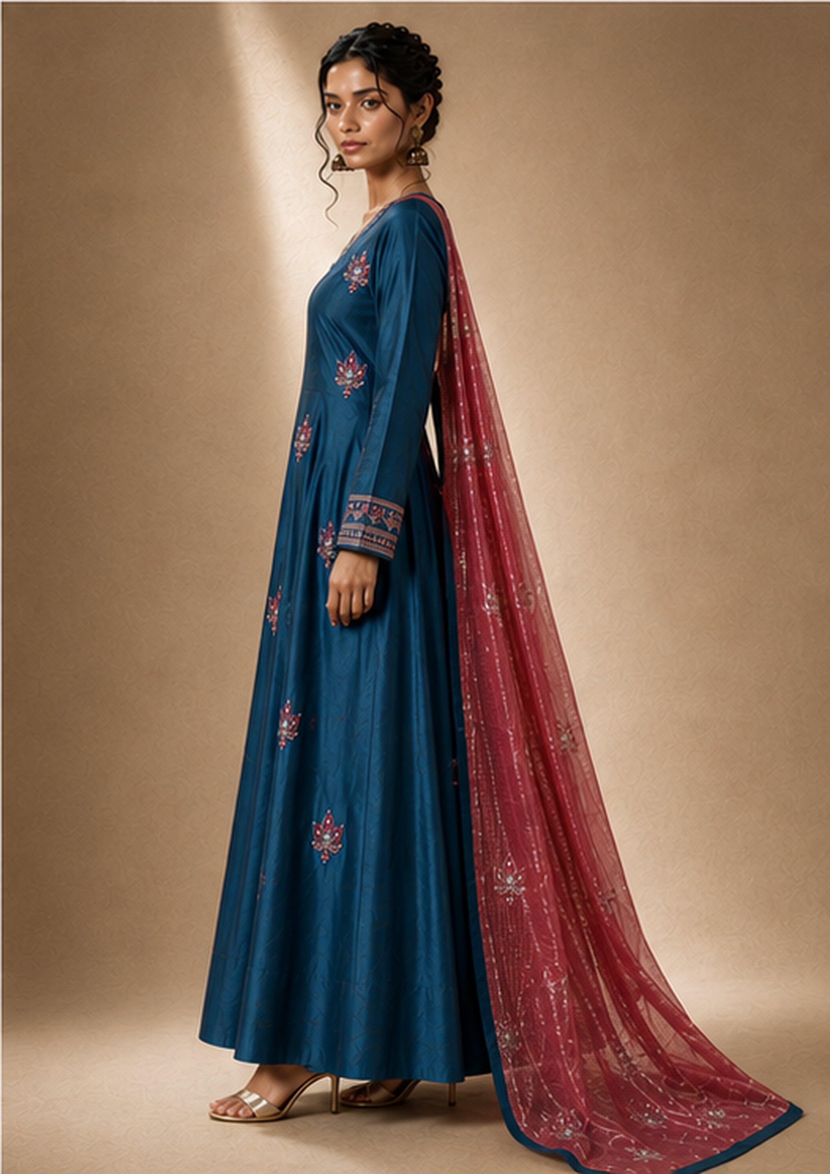 Noor-e-Gul Anarkali Set